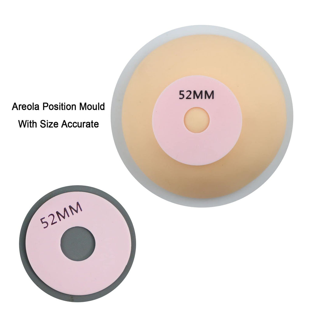 3D Areola Tattoo Measurements Set for 3D Nipple Areola Tattoo Training Scale Areola Ruler