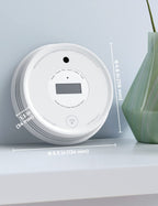 AEGISLINK Smoke Carbon Monoxide Detector, Interlinked Combination Smoke CO Alarm, Battery Powered, Wireless Interconnected, Digital Display, SC-RF220, 3-Pack