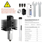 P1 Hardened Steel Hotend Kit for Bambu Lab P1P,P1S 3D Printer, Heating Block Replacement,High Speed,High Temperature Extruder Hot End, with 0.2,0.4,0.6,0.8mm Nozzle,Thermistor,Ceramic Heater