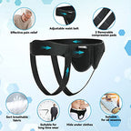 Hernia Belts for Men,Medical Hernia Guard Inguinal Truss for Single/Double,Sports Hernia Adjustable Waist Strap with 2 Removable Compression Pads (X-Large)