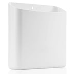 MONJITA Lint Bin for Laundry Room, Magnetic Lint Trash Can for Dryer, Modern Lint Holder, Lint Box for Laundry Room Organization, Wall Mounted Trash Can for Laundry Decor (White)