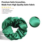 BeeVines Hair Scrunchies, Satin Silk Scrunchies, Silky Curly Hair Accessories for Women, Hair Ties Ropes for Teens, Girl’s Birthday Thanksgiving Christmas Gift, 60 Pack