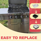 DcYourHome Grease Tray with 15 Pack Drip Pan for Nexgrill 720-0830H 720-0925P 720-0830D 720-08882A 720-0896 720-0888S Replacement Parts, Grill Drip Tray for Cuisinart CGG-7400 CGG-8500 Grease Catcher