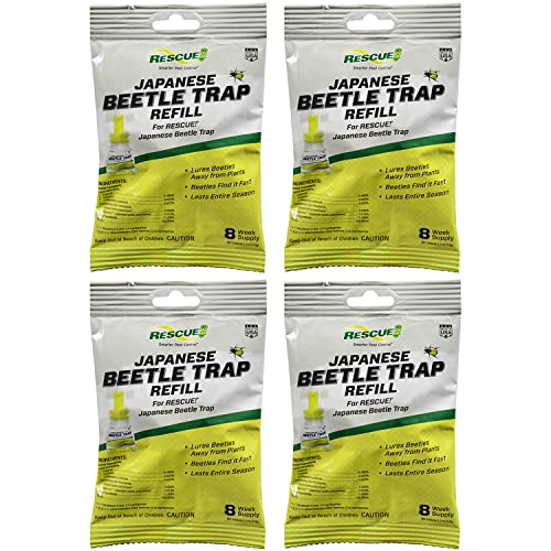 Japanese Beetle Trap Refill Lure – for RESCUE! Japanese Beetle Traps - 4 Pack