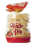 Kim's Magic Pop Freshly Popped Rice Cakes | Keto, Vegan | Whole Wheat Flavor | 6 Bags | 15 Cakes per Bag | Low Carb, Sugar Free, Fat Free, Natural, Multigrain Korean Snack | Easy Bread, Chip, Cracker Replacement