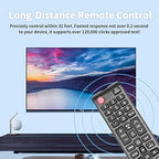【Pack of 2】 BN59-01289A Remote Control Compatible with Samsung TV TM1240A MU6070 Series UN40MU6290 UN43MU6290 UN43MU6290F UN50MU6070 UN50NU710D UN55MU6290 Replacement Controller with Batteries