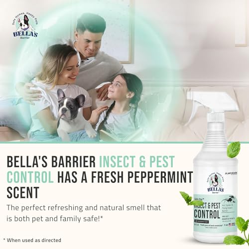 Bella's Barrier Indoor Bug Spray for Home - Ant Spray Indoor & Spider Killer Indoor - Ant Killer & Spider Spray Indoor, Ant Spray Safe for Pets & Kids (32 oz)