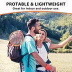 LUOJIBIE Electric Fly Swatter, Bug Zapper Racket Rechargeable Mosquito Zapper Handheld Fly Zapper with Hanging Ring for Home Indoor Outdoor, Large Size-2 Pack