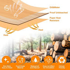Air Fryer Disposable Paper Liner for Ninja Dual,125PCS Air Fryer Liners Rectangle 8.6x 5.5'', Air fryer Parchment Liners for Ninja DZ201 DZ401, Air Fryer Accessories Baking Paper For Ninja Foodi Dual