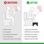 PheeHong Toilet Stool Poop Squat Stool for Adults and Kids Bamboo 7" Foot Potty Step Stool for Bathroom Squatting Position can Relieve Intestinal Pressure and Help Defecation (Black)