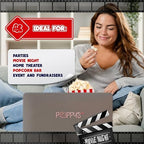 Poppy's Paper Popcorn Bags - 1000 1oz Concession-Grade Bags, Popcorn Machine Accessories for Popcorn Bars, Movie Nights, Concessions
