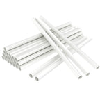 White Plastic Cake Dowel Rods for Tiered Cake Construction and Stacking Supporting Cake Round Dowels Straws with 0.4 Inch Diameter (9.5 Inch)