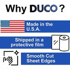 Duco Clear Cast Acrylic Sheet 1/8 Inch Thick 24" X 48" - Pack of 1 Cut to Size, Thin, Clear Acrylic Sheet - Transparent Plexiglass Panel for DIY Crafts, Window Replacements, Signs, Displays, & More