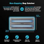 Catchmaster Vector 30, UV Light Fly Traps Indoor for Home, Electric Gnat Traps for House Indoor, Shatterproof Bulbs UV Lamp Fly, Insect & Mosquito Killer, Silent Bug Light for Kitchen, Shed, Garage