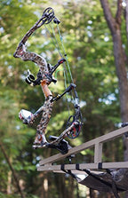Bow Holder for Tree Stand, Hunting, Archery, lightweight, clamp on for easy assembly, durable