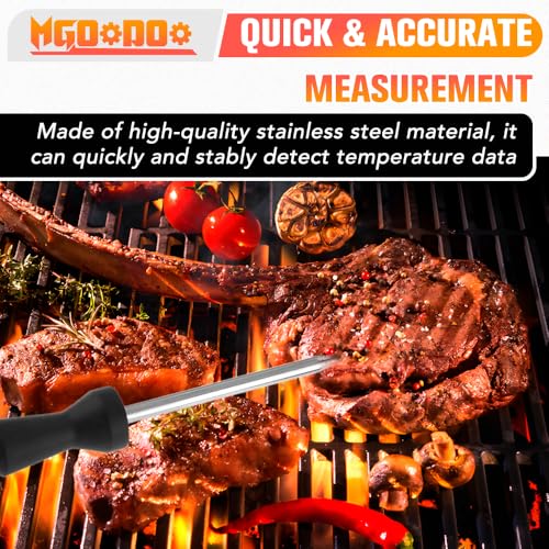 Mgoodoo Meat Temperature Probe Compatible with Ninja Grill AG400, AG400C, AG450,IG450CO Foodi Pro 5-in-1 Indoor Grill with Air Fry,Replacement for Ninja Air Fryer Grills Smart Thermometer Probe