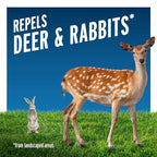 Liquid Fence Deer and Rabbit Repellent, Keep Deer and Rabbits Out of Garden Patio and Backyard, Use on Gardens Shrubs and Trees, Harmless to Plants and Animals When Used & Stored as Directed, 32 fl oz