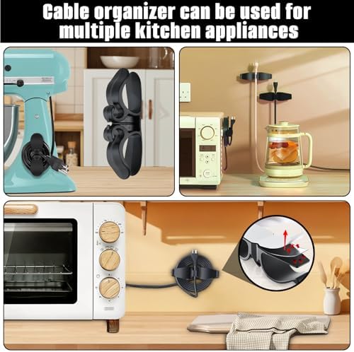 Stand Mixer Bag with Cord Organizers Compatible with KitchenAid Mixer 4.5-5 Quart with Pockets for Kitchen Aid Accessories and Attachments