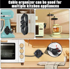 Stand Mixer Bag with Cord Organizers Compatible with KitchenAid Mixer 4.5-5 Quart with Pockets for Kitchen Aid Accessories and Attachments