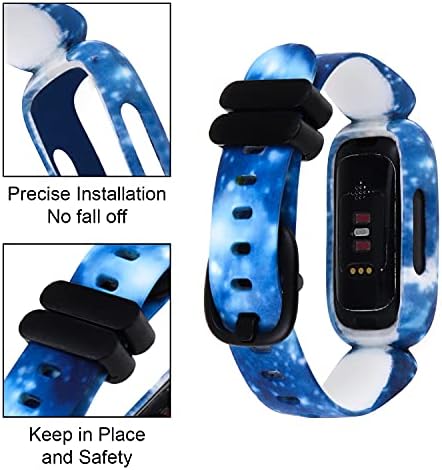 Ace 3 Floral Bands Replacement for Fitbit Ace 3 Watch Band, Skin-Friendly Colorful Pattern Ace 3 Watchband Straps Wristband Bracelet Band Ace 3 Waterproof Accessories [3 Pack]