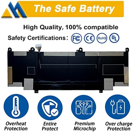RR04XL L60373-005 Battery Replacement for HP Spectre X360 13-AW 13T-AW Series 13-aw0013dx 13-aw0023dx 13-aw2003dx 13t-aw000 13t-aw100 13t-aw200 Series HSTNN-DB9K HSTNN-OB1M L60213-2C1 RR04060XL
