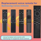 for Samsung TV Remote Control Replacement for Samsung Frame TV Remote with Voice Function, for Samsung Remote Control for Smart TV. for 2018-2024 Samsung Smart TV Neo LED 4K Ultra HD(No Solar)