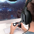 Replacement for Astro A40 Inline Mute Cable Cord, Mute Function Audio Aux Gaming Wire Compatible with Astro A40 Headsets (2 Meter, Nylon Braided)