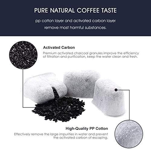 Espresso Machine Cleaning Tablets and Filters for Breville Espresso Machines (10 Tablets + 12 Filters) - 2 Gram Cleaning Tablets & Replacement Water Filter - Espresso Cleaner Accessories