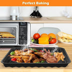 Air Fryer Grill Pan for Ninja Foodi DT251 Digital Air Fryer Countertop Oven, 13.4 * 11.4'' Air Fryer Grill Plate Crisper Plate Rack Accessories Replacement Parts Tray,Dishwasher Safe