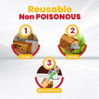 Utopia Home Humane Mouse Traps Indoor for Home (Pack of 4) - Brown Reusable Mice Traps for House Indoor - Pet Safe Mouse Trap Easy to Set, Quick, Effective, & Safe Rodent Trap