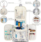 Hanging Toiletry Bag for Women Travel Makeup Bag Organizer Toiletries Bag for Cosmetics Essentials Accessories (Large, Elephant)
