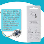 Hearing Aid Domes for Oticon Replacements, Oticon Minifit Double Vent Bass Domes (6 mm/2 Packs）, Universal Domes for Oticon Hearing Aid Supplies.