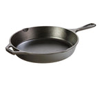 Lodge 10.25 Inch Cast Iron Pre-Seasoned Skillet – Signature Teardrop Handle - Use in the Oven, on the Stove, on the Grill, or Over a Campfire, Black