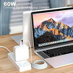 Mac Book Pro Charger, Replacement for 13-inch MacBook Pro Display (Before Mid 2012), 60W AC Adapter L-Tip Connector for MacBook air Charger (Before 2011)