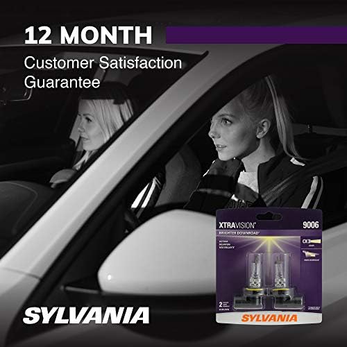 SYLVANIA - 9006 XtraVision Halogen Headlight Bulb - High-Performance Car Headlight - Replacement Halogen Light - For Automotive - 2 Bulbs