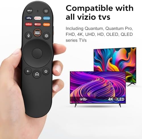 Replacement for VIZIO Smart TV Voice Remote Control XRT270 for VIZIO D/P/M/V-Series FHD 4K Quantum Pro Smartcast TVs