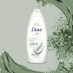 Dove Body Wash For Soft Skin Purifying Detox Cleanser That Effectively Washes Away Bacteria While Nourishing Your Skin 22 oz 4 count