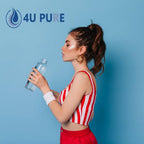 4U PURE Compatible with WF3CB Refrigerator Water Filter, Replacement for Pure Source 3, 706465, 242086201, 242086203, 242294501, 242069601, AP4567491, S3412266, WF425, Height 9 inches, 1 Pack