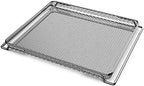 Air Fryer Oven Basket, Original Replacement Baking Trays for NINJA DT201 DT251 Foodi Digital Air Fryer Oven, Mesh Basket, Ideal Accessories for Air Frying and Dehydrating