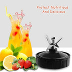 [New Model]SS101 Replacement Blade for Ninja Blender Accessories, 7-Fins Blender Blade Compatible with Nutri Ninja Foodi Power Blender SS150,SS151,SS300,SS350,SS351,CO351B,SS100,SS101,SS101C,SS101TGT