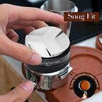 53mm Espresso Tamper & Distributor | Accessories Include Own Tamp Mat For Quick Storage | Ideal Tools For Breville/Sage Automatic Coffee Machine.