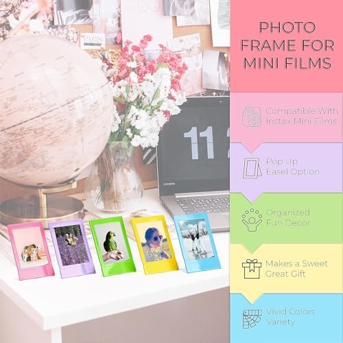 Fujifilm Instax Mini 12 Instant Camera Bundle with Fujifilm Instax Mini Instant Film Value Pack (60 Sheets) with Accessories Including Protective Case, Strap, Photo Album (Mint Green)