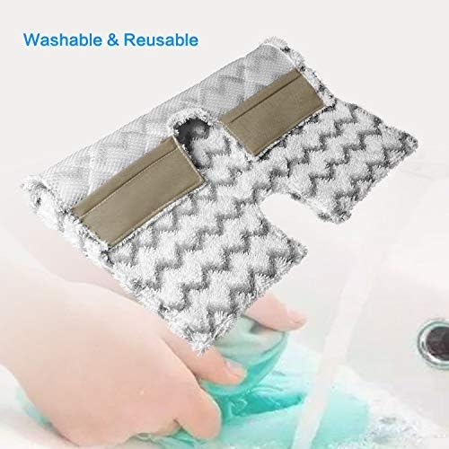 Alonyi 4 Pack Steam Mop Pads Replacement for Shark Lift-Away & Genius Steam Mop S3973 S3973D S5002 S5003 S6001 S6002 S6003 Part # XTP184 & P184WQ