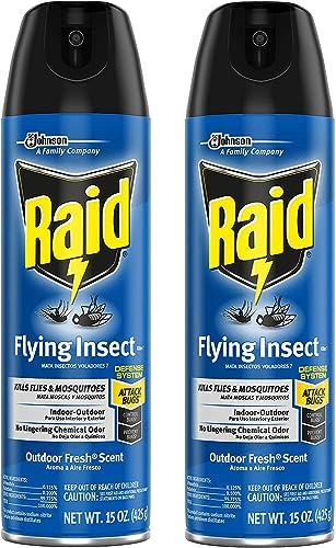 Raid Flying Insect Killer, 15 OZ, 2-Pack