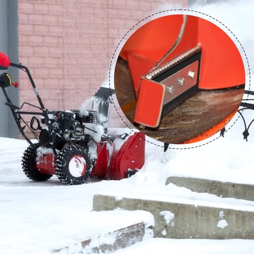 NNG 3/8” Snow Blower Impeller Modification Kit, 3 Pack Rubber Blade Snow Blower Universal for Modifies 2-Stage Machine