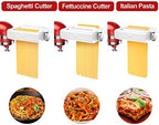 RETHONE Pasta Maker Attachment for KitchenAid Stand Mixers -3 in 1 Set Pasta Attachments includes Pasta Roller, Spaghetti Fettuccine Cutter, Pasta Machine Attachment Accessories for KitchenAid