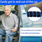 KOUNATSURI Car Door Handle for Elderly Car Handle Assist Support Handle Multifunction Handle for Elderly and Handicapped(Blue)