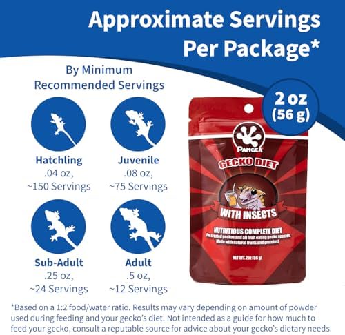Pangea Fruit Mix with Insects Crested Gecko Complete Diet 2 oz