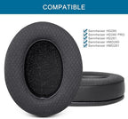 Replacement Ear Pads for Sennheiser HD280/HD280-13/HD280-Pro/HD281/HMD280/HMD280 Pro/HMD280-13/HMD281/HMD281 Pro Headphones, Earpads Cushions with Upgrade Memory Foam - Black