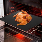 Air Fryer Liners Reusable Compatible with Breville Smart Oven Air Fryer Pro BOV900BSS, Liners for Bottom of Oven Non-Stick Mats for Baking, Cooking, Air Fryer Accessories, w/3x Liners + 3x Mesh